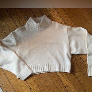 Wilfred Cream Turtleneck Sweater - Size XS